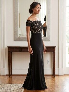 Eliza J Mother Of The Bride Black Dress Size 14